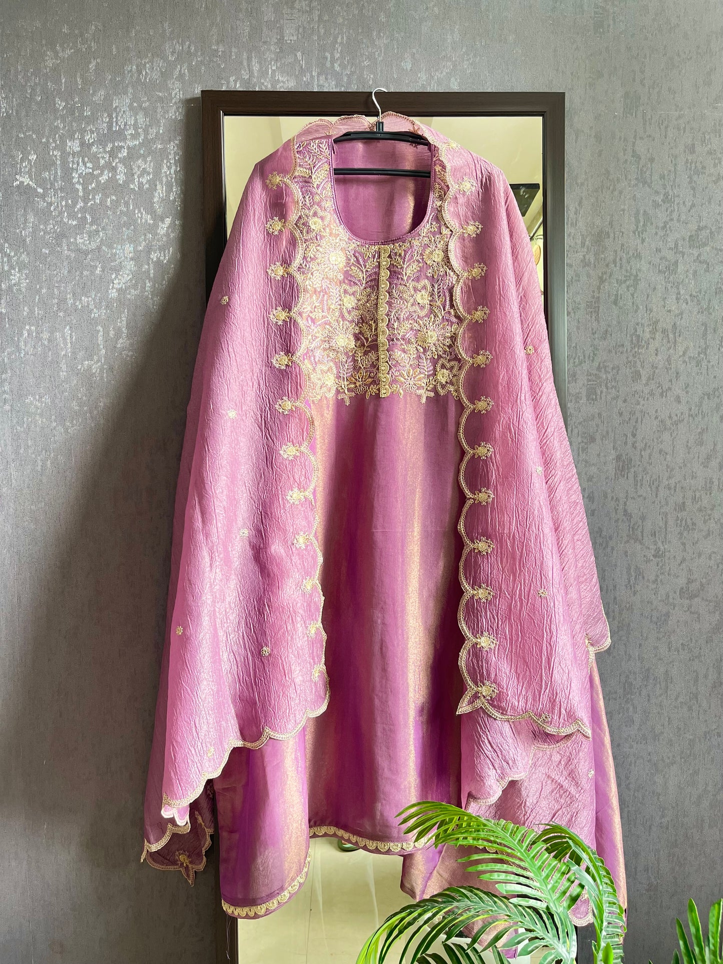 Luxurious Marori aari work suit