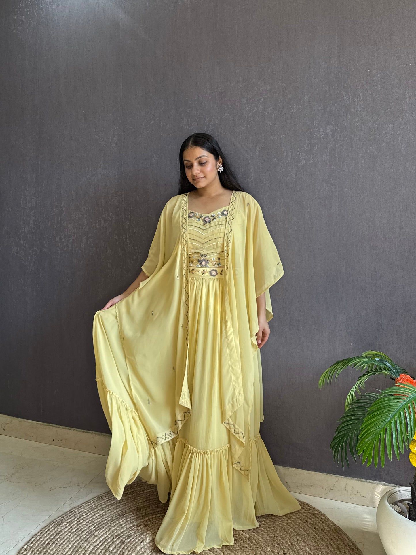Cape Lehenga set