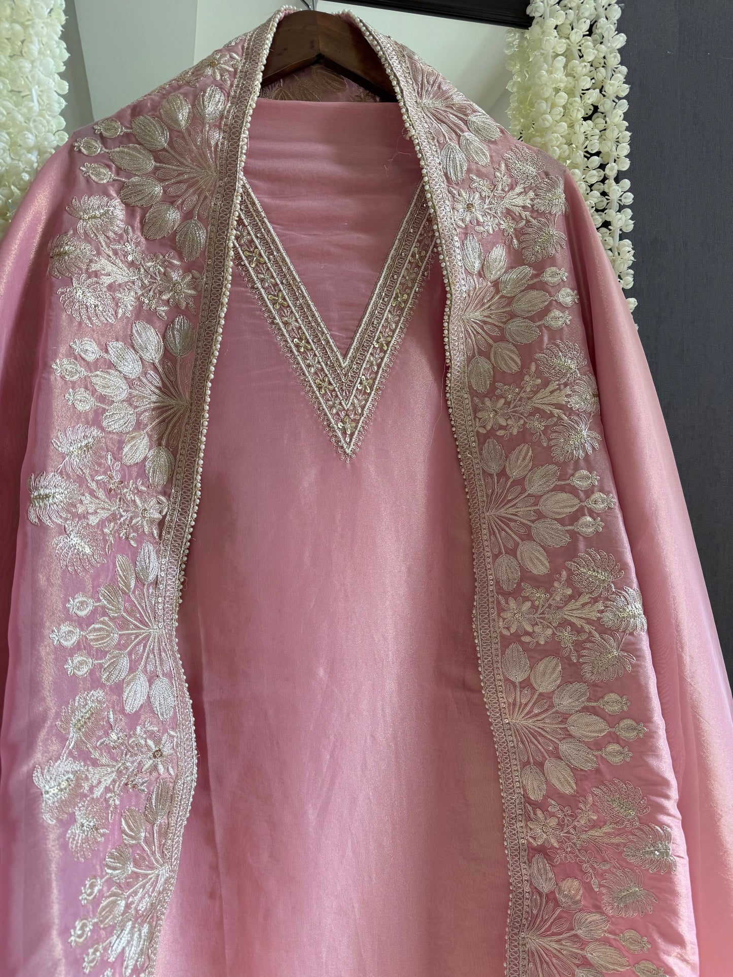 Luxurious Aari work handwork suit