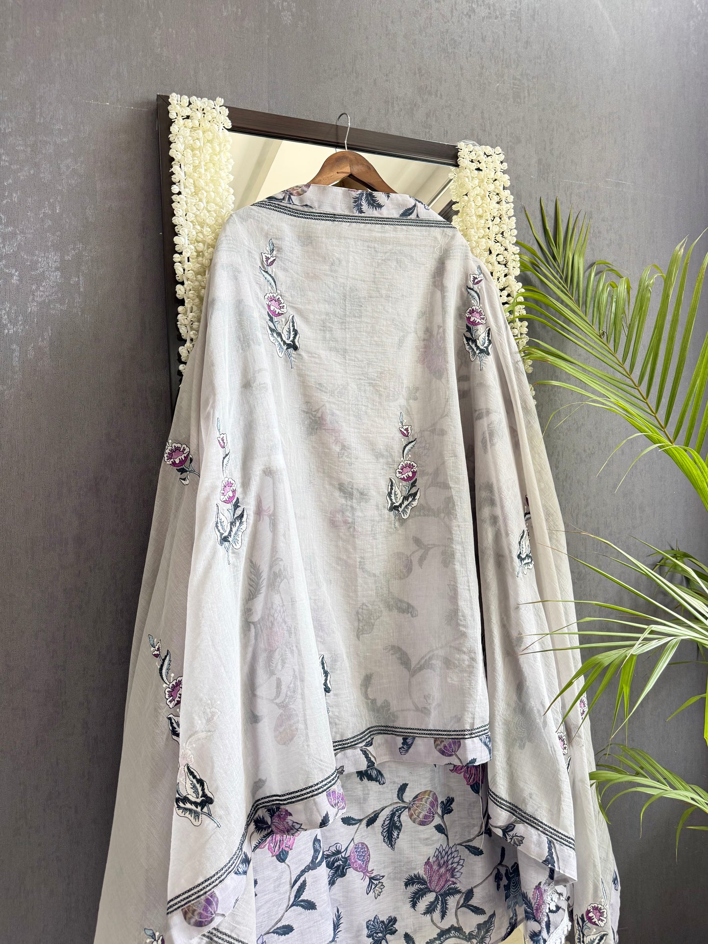 Luxurious Mul chanderi sanganeri suit