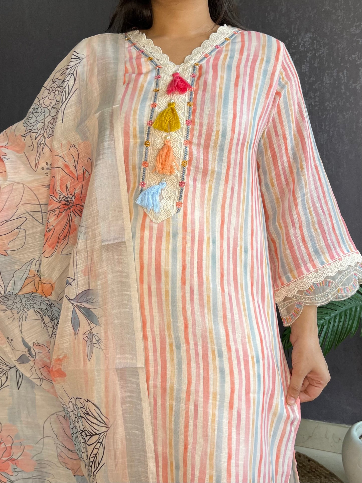 Linen designer suits