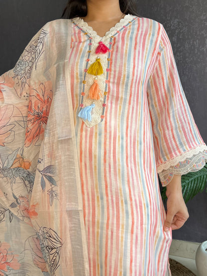 Linen designer suits