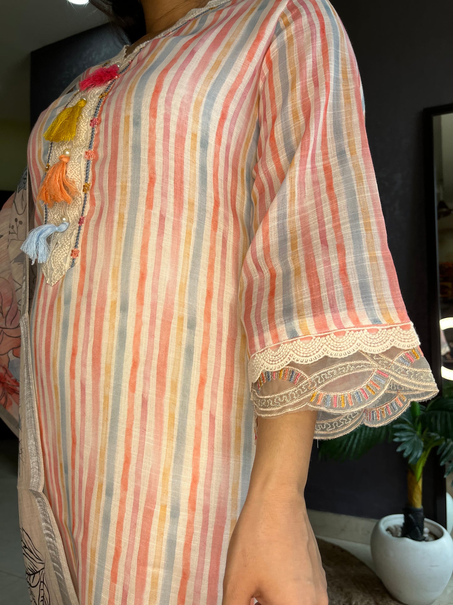 Linen designer suits