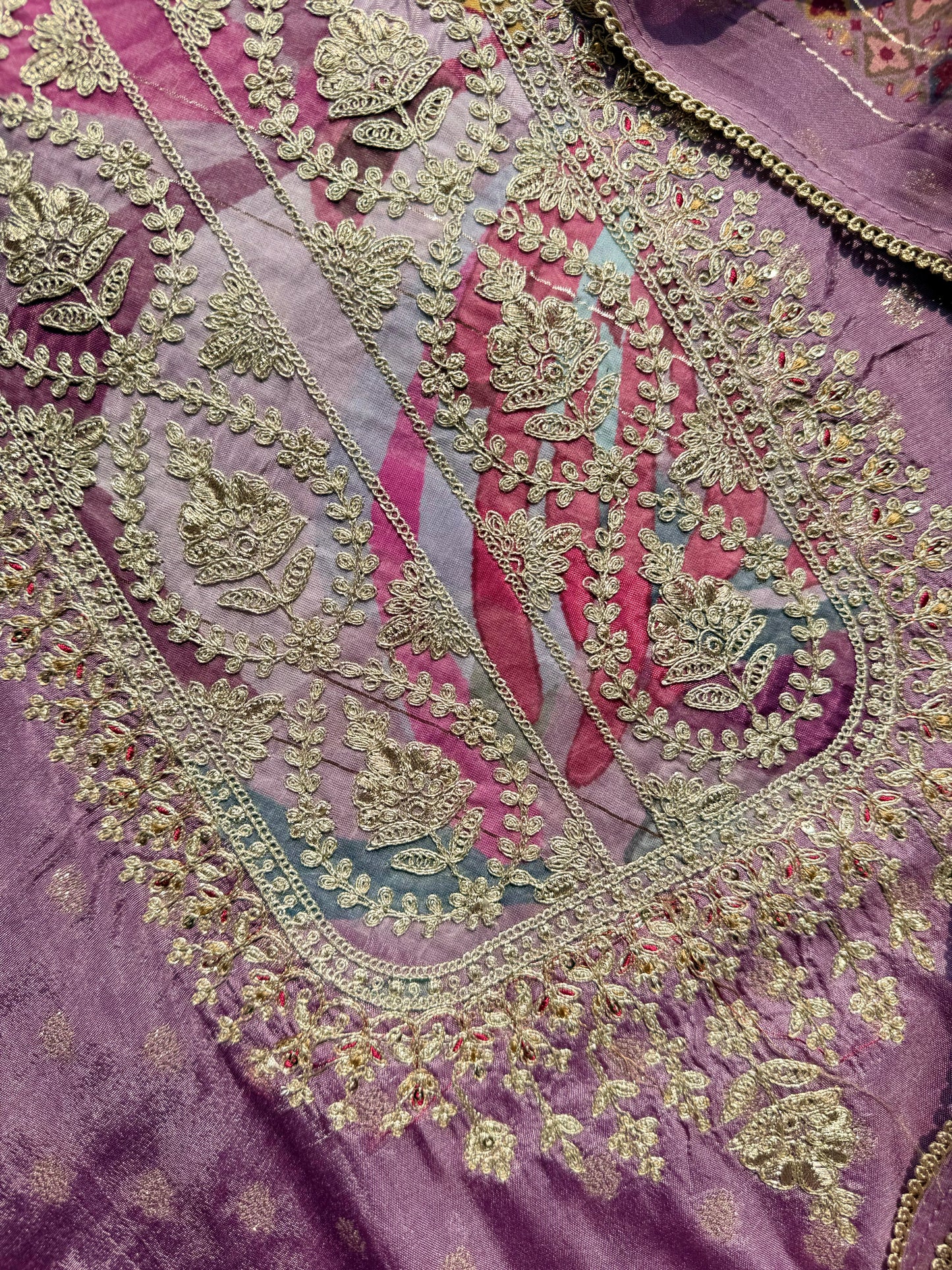 Benarsi aari work suit