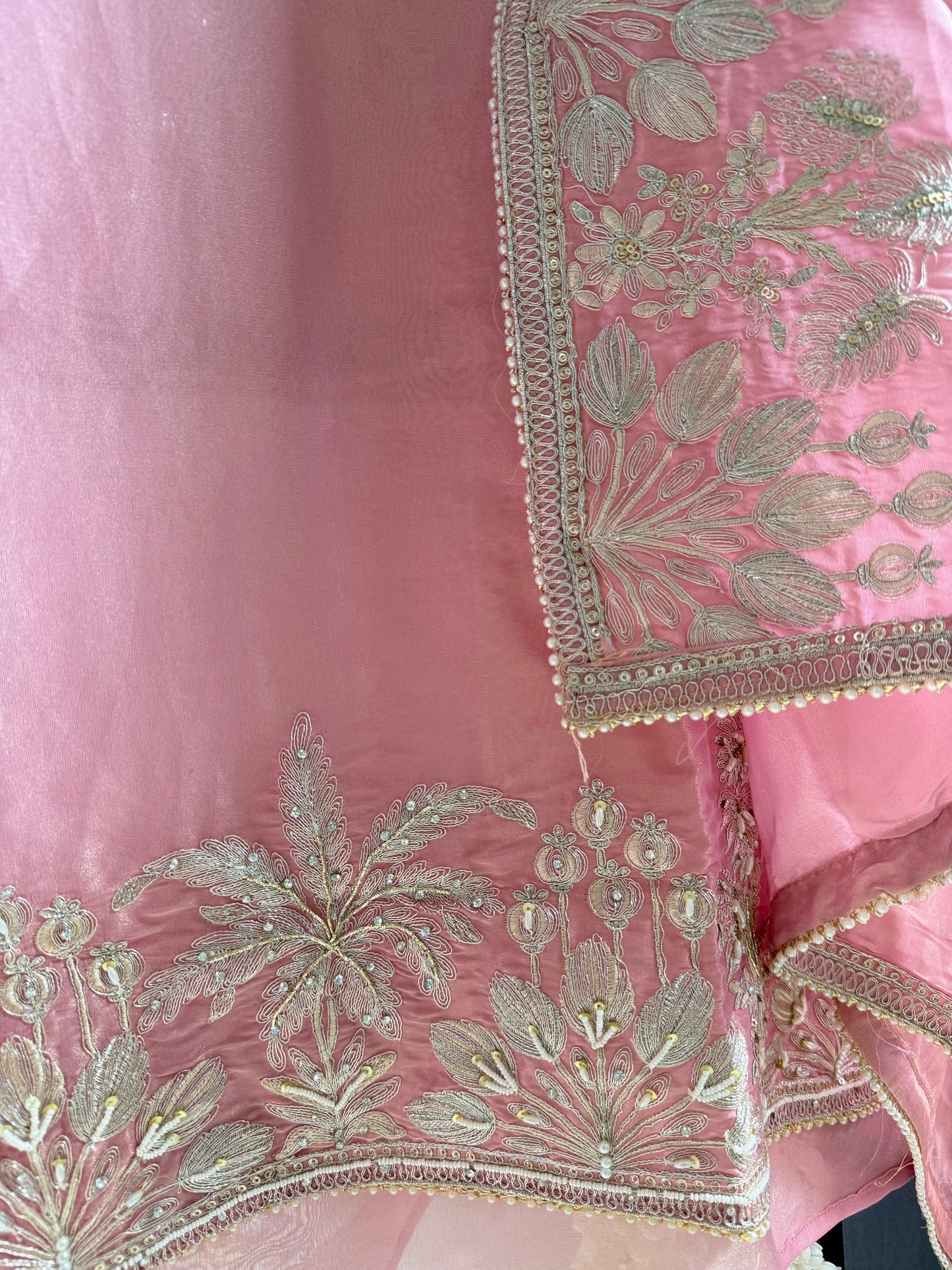 Luxurious Aari work handwork suit