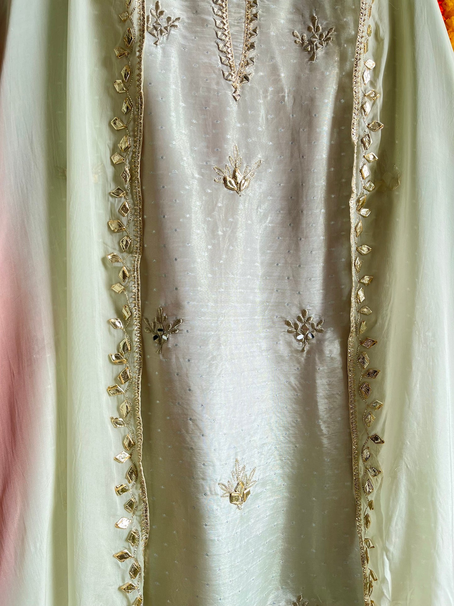 Luxurious Gotapatti Benarsi suit