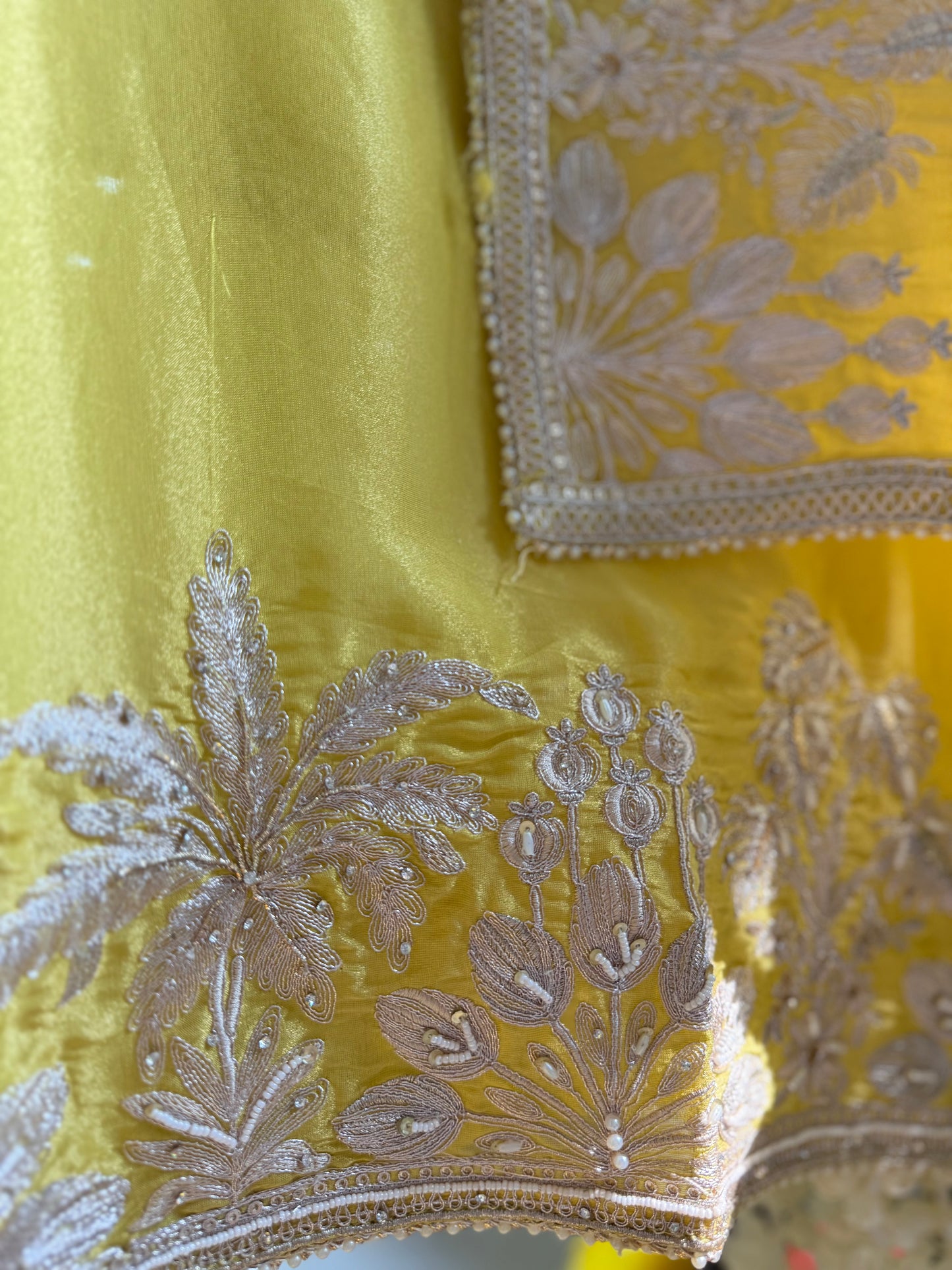 Luxurious Aari work handwork suit