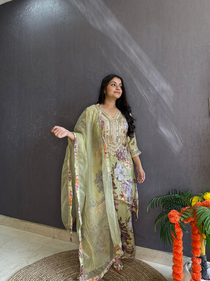 Mirrorwork Pakistani Suit