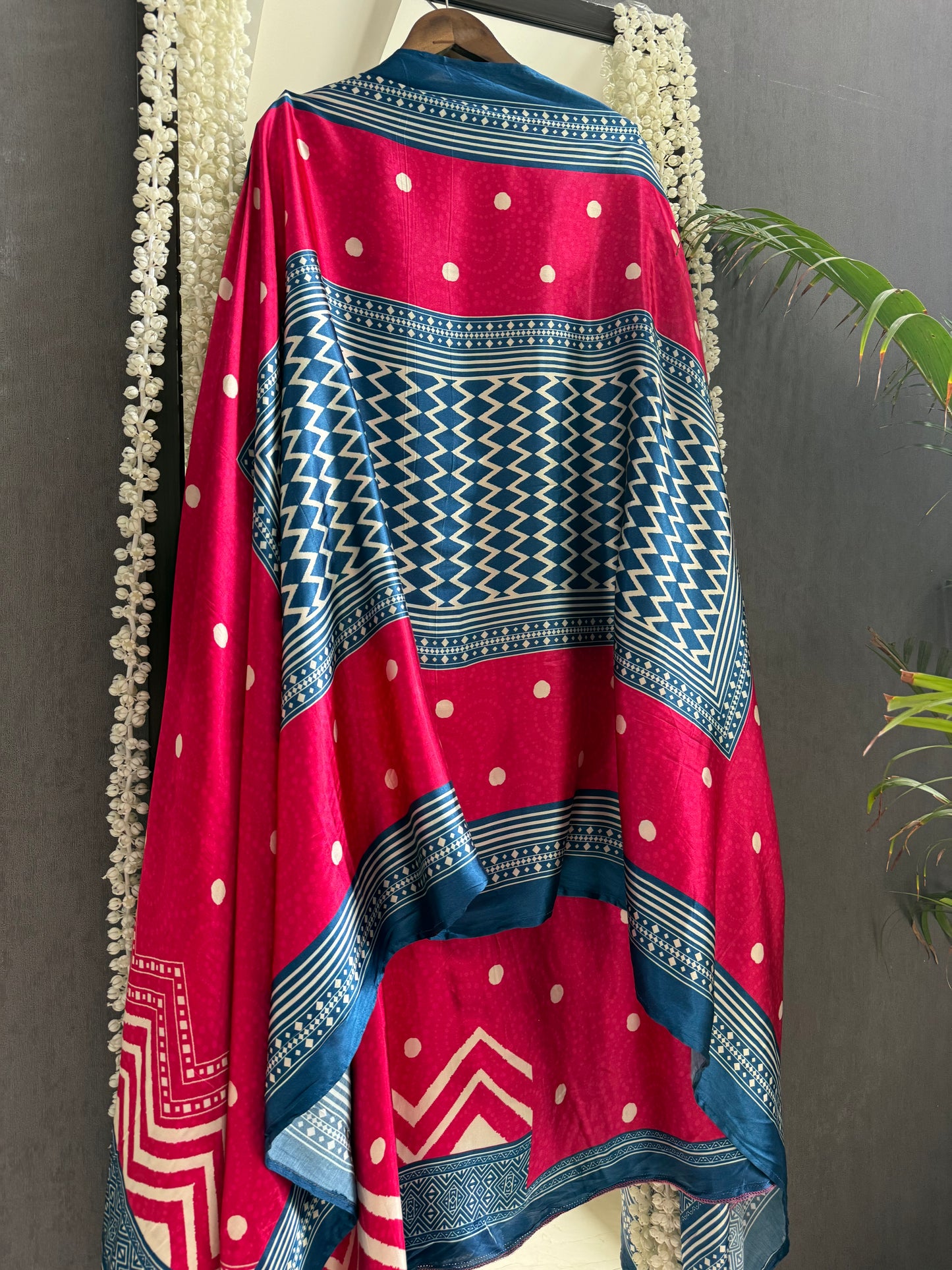 Modal silk mirror work suits