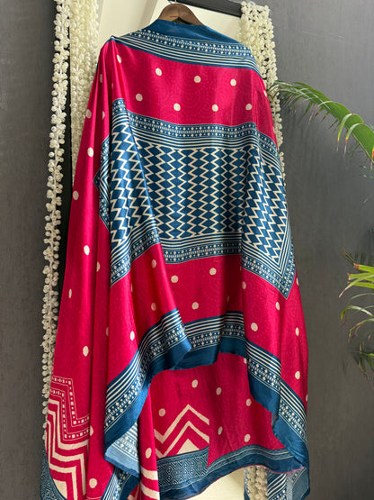 Modal silk mirror work suits
