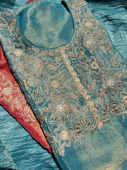 Luxurious Marori aari work suit