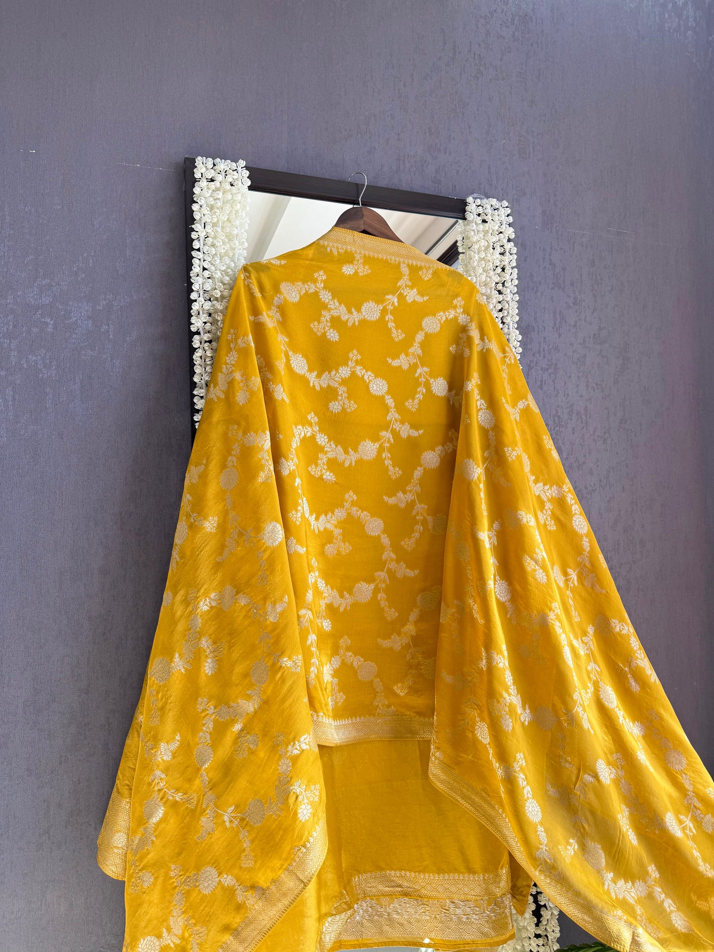 Resham Benarsi silk suit