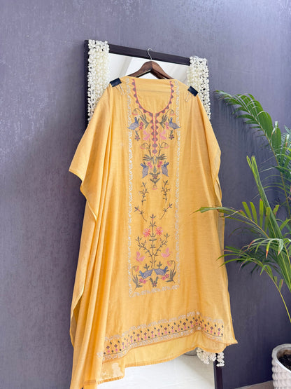 Luxurious Mul chanderi butterfly suit