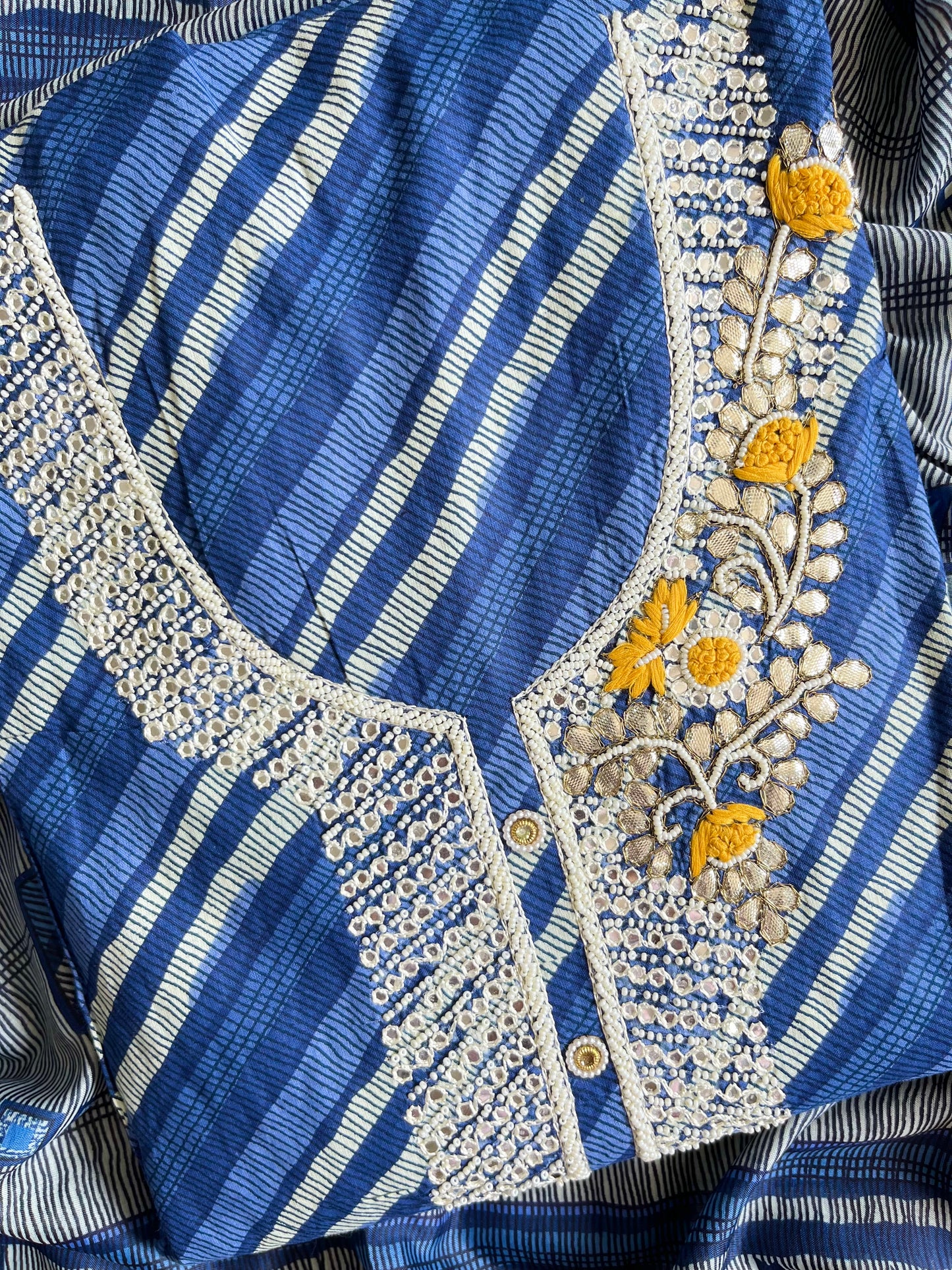 Mulmul cotton handwork suits