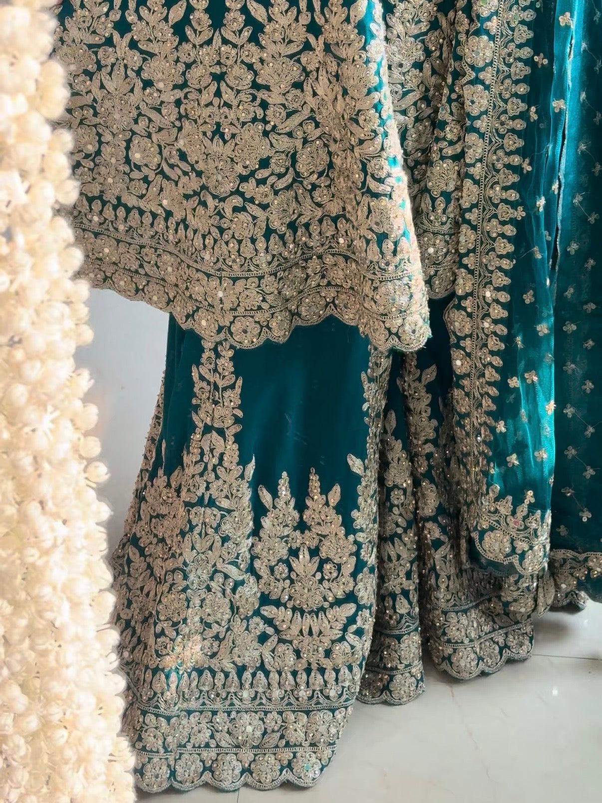 Luxurious Anarkali sharara set