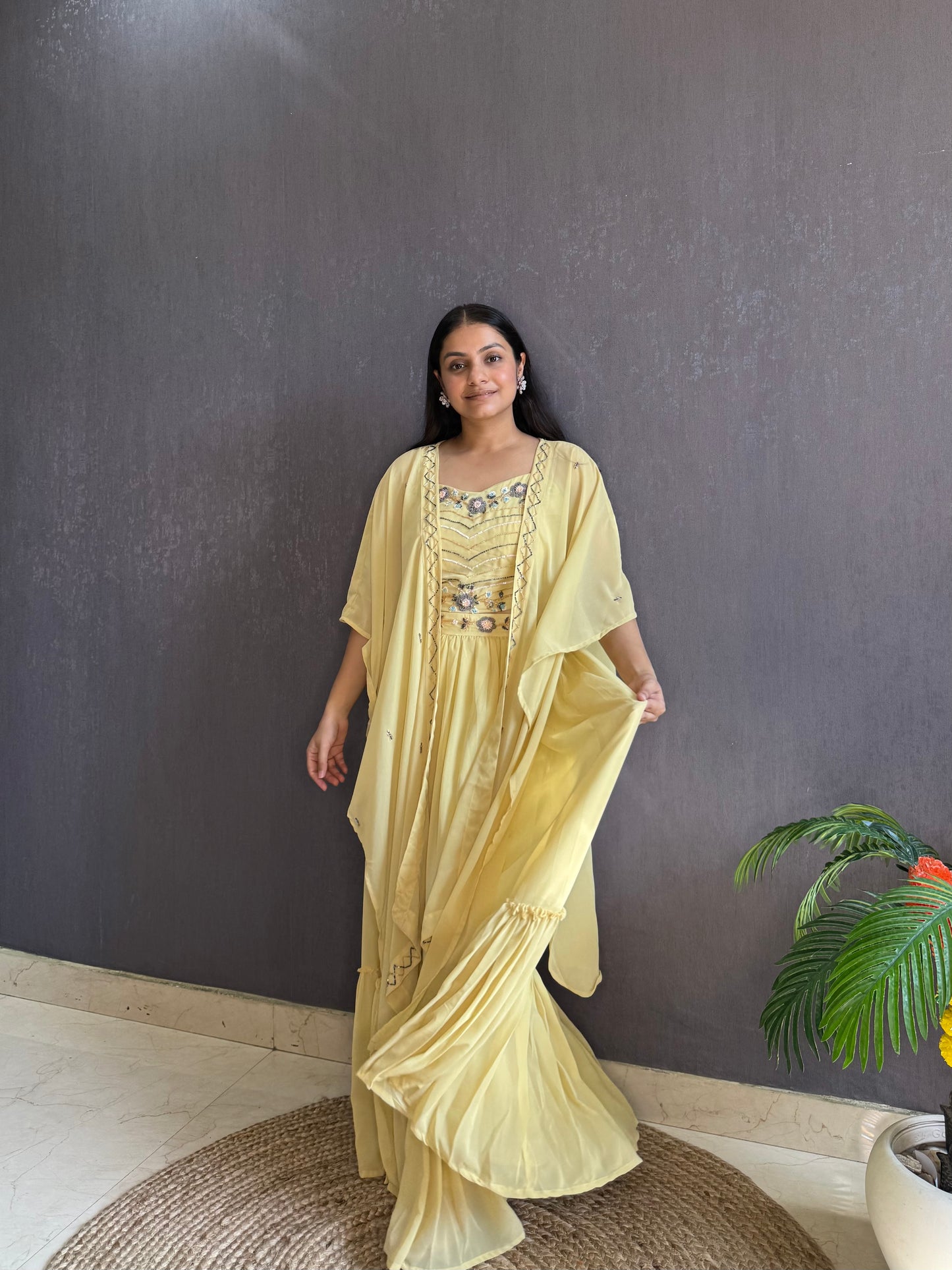 Cape Lehenga set