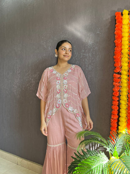 Sharara Cape set