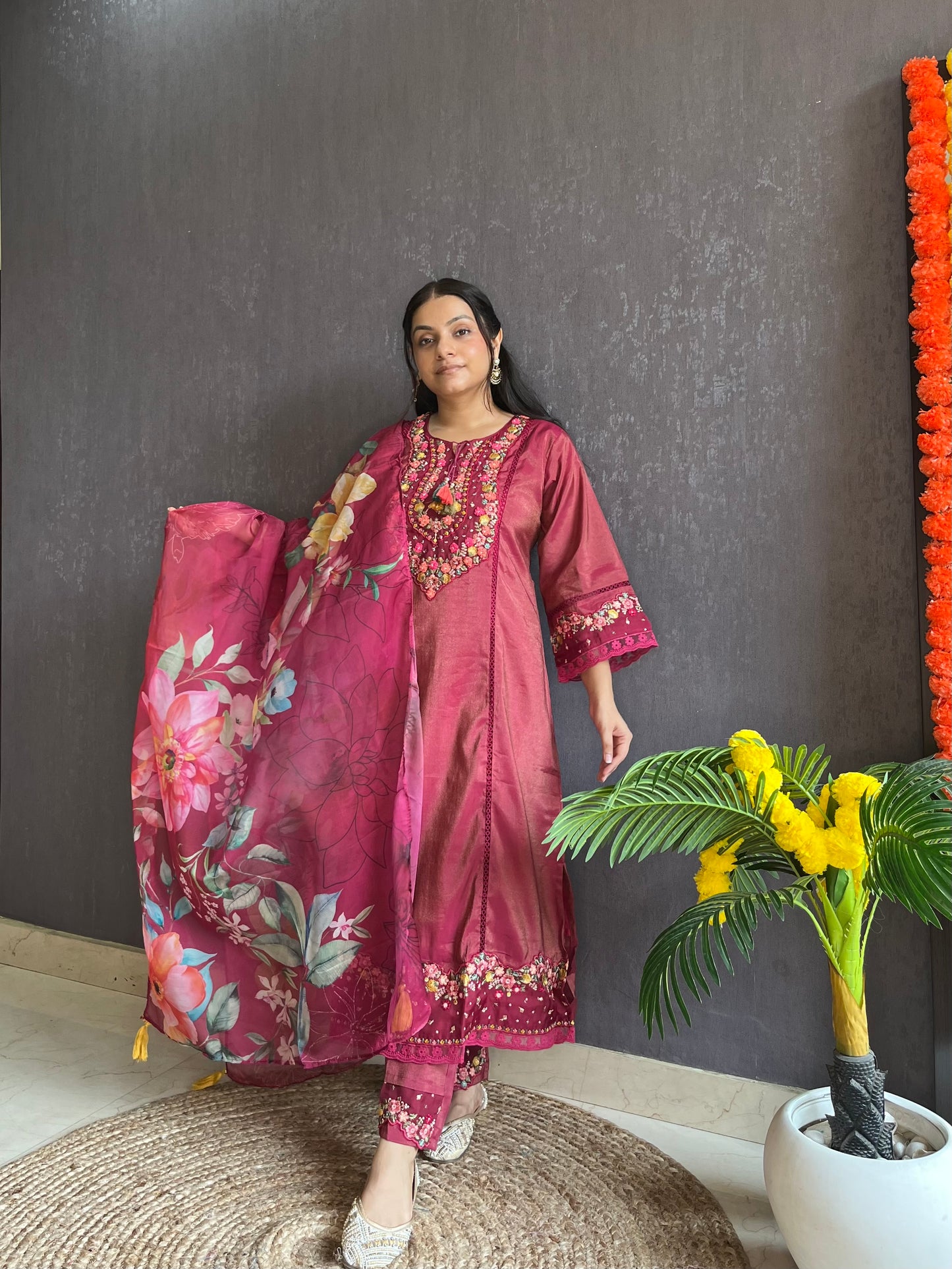 Aline Pakistani Handwork suit