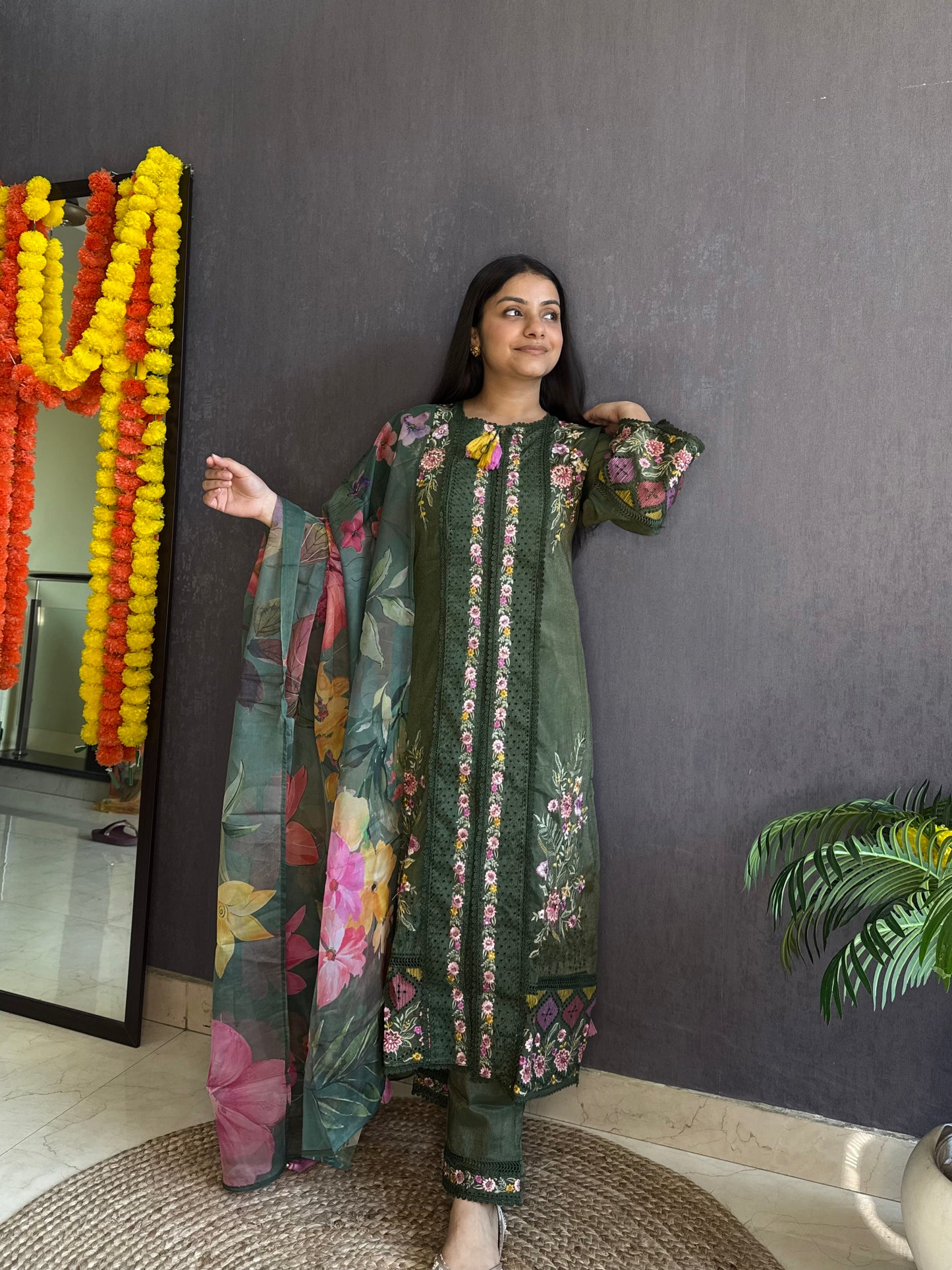 Angrakha Pakistani designer suit