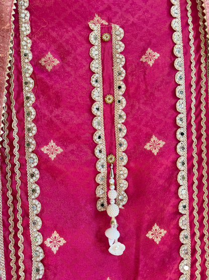 Mirror Benarsi Tissue silk suit