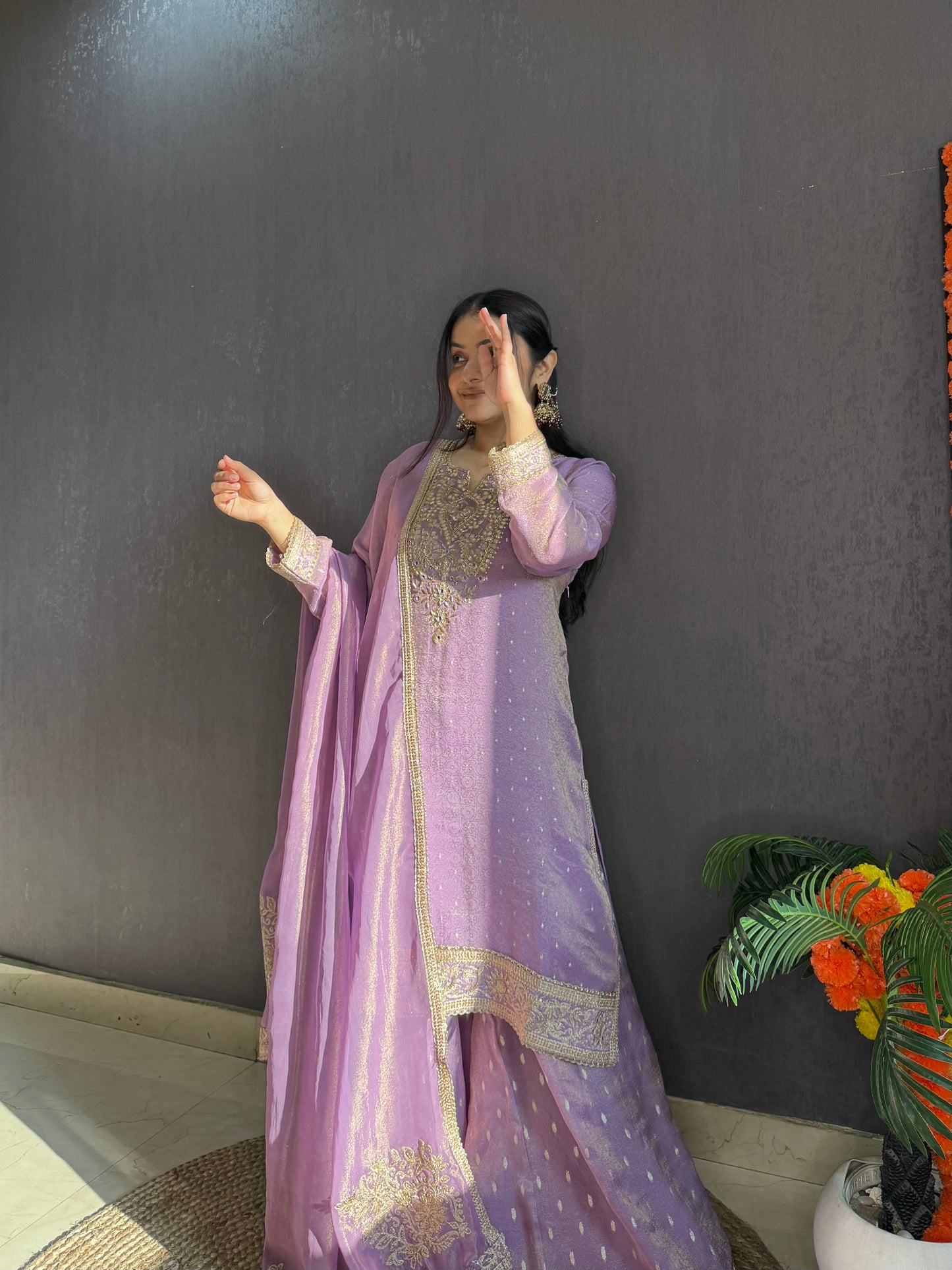 Luxurious Benarsi sharara set