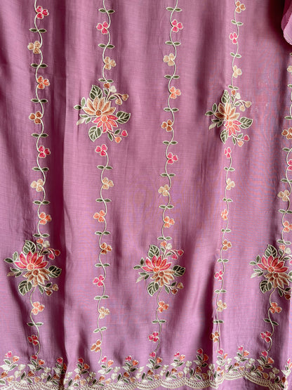 Hearts Aari work suit