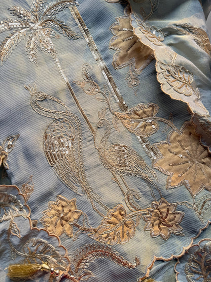 Luxurious Flamingos Handwork suits