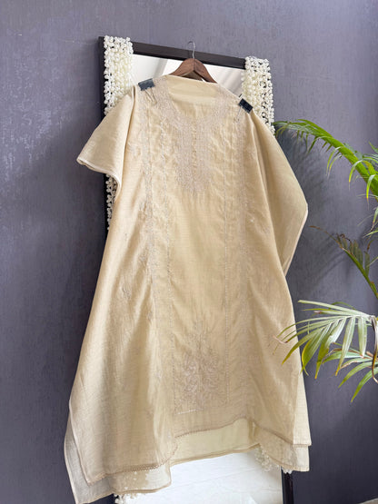 Luxurious Mul chanderi dori sitara suit