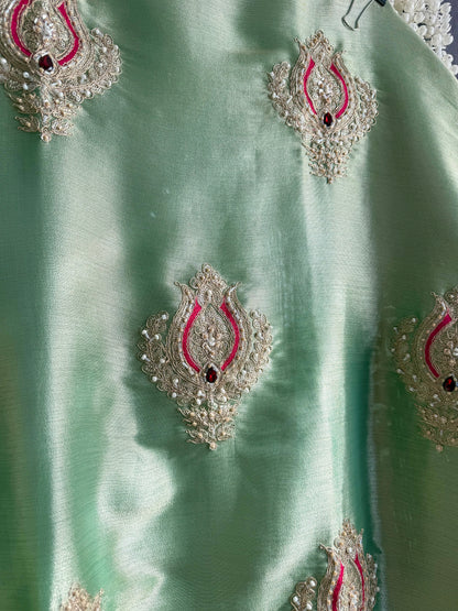 Luxurious bejewelled suit