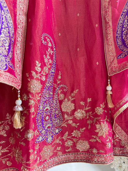Benarsi zardozi suit