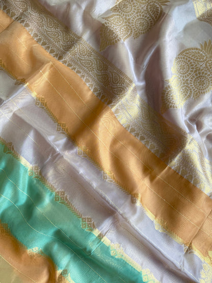 Organzas sequins saree