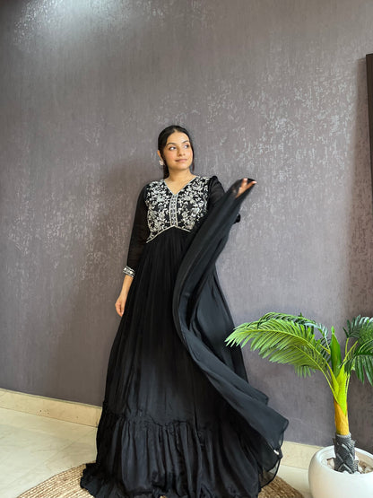 Handwork Anarkali suit
