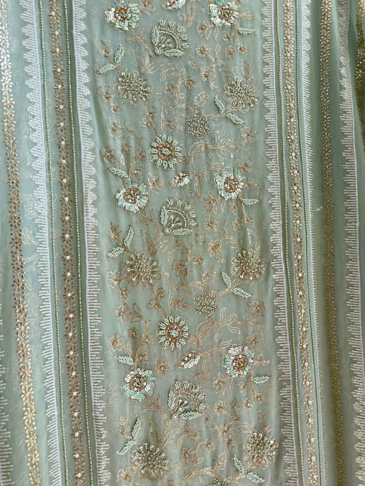 Pitta work crystal handwork suit
