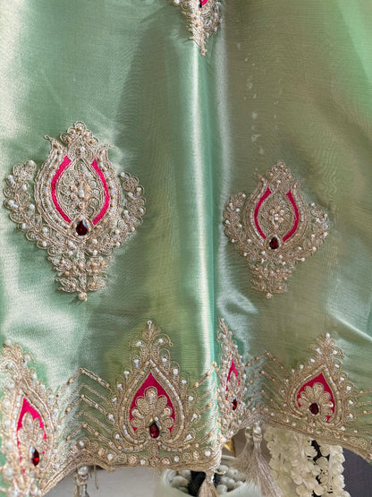 Luxurious bejewelled suit