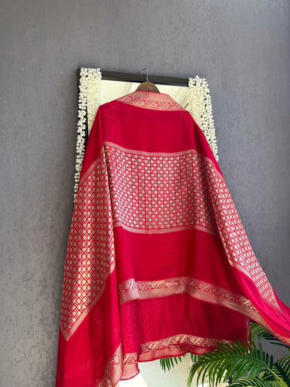 Brocade Benarsi silk suit