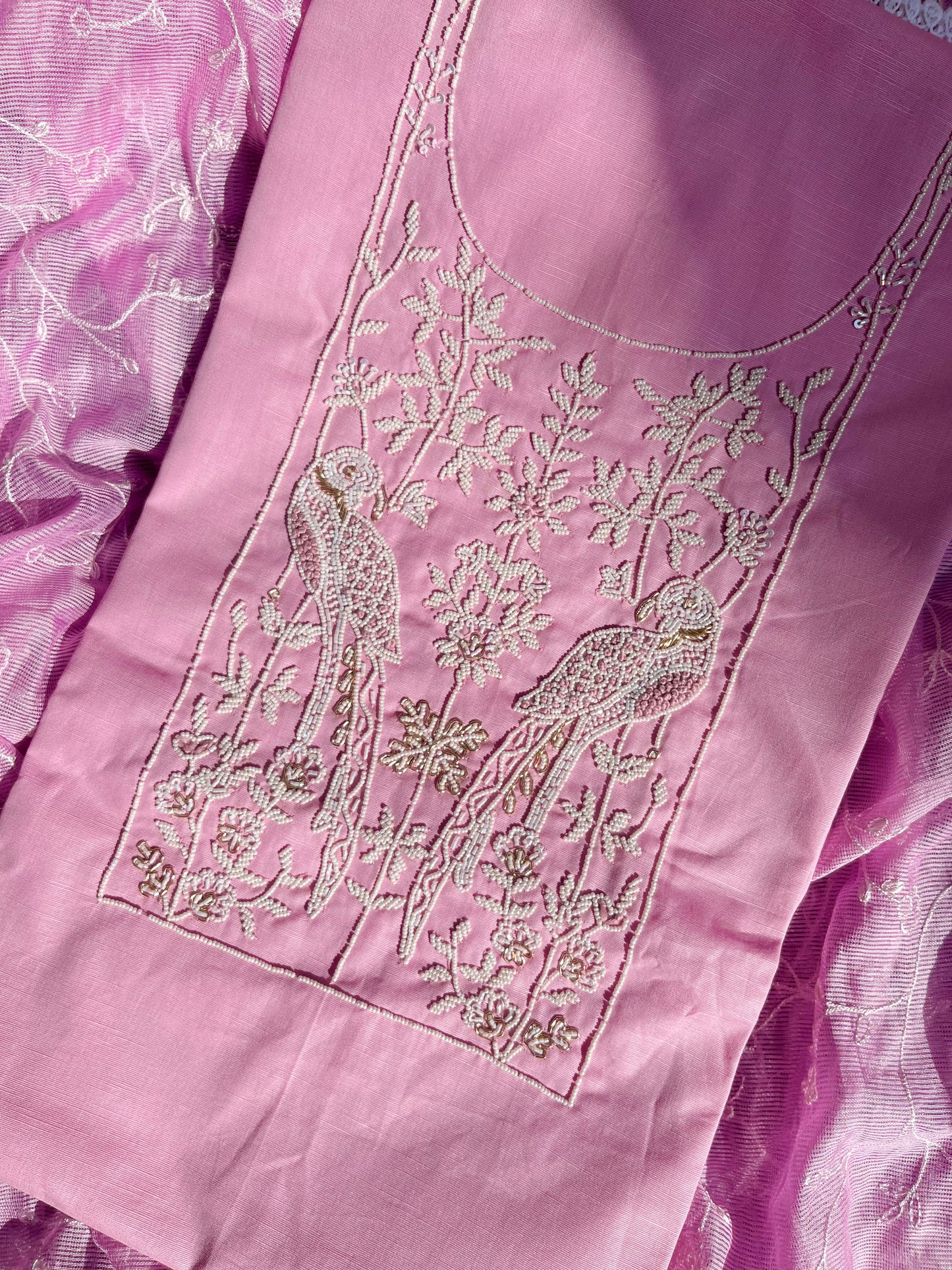 Pearlwork premium cotton suits