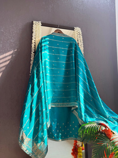 Resham elephant Benarsi silk suit