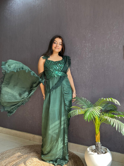 Draped Gown Saree