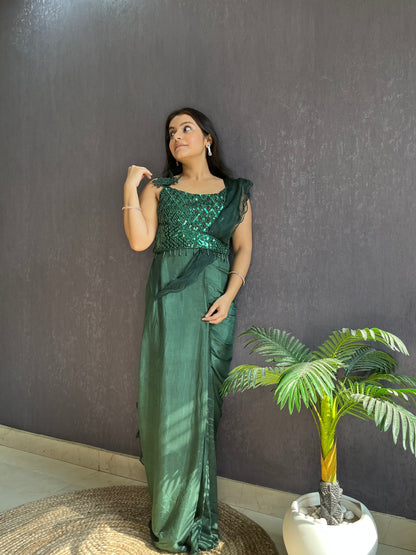 Draped Gown Saree