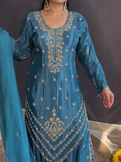 Handwork sharara set