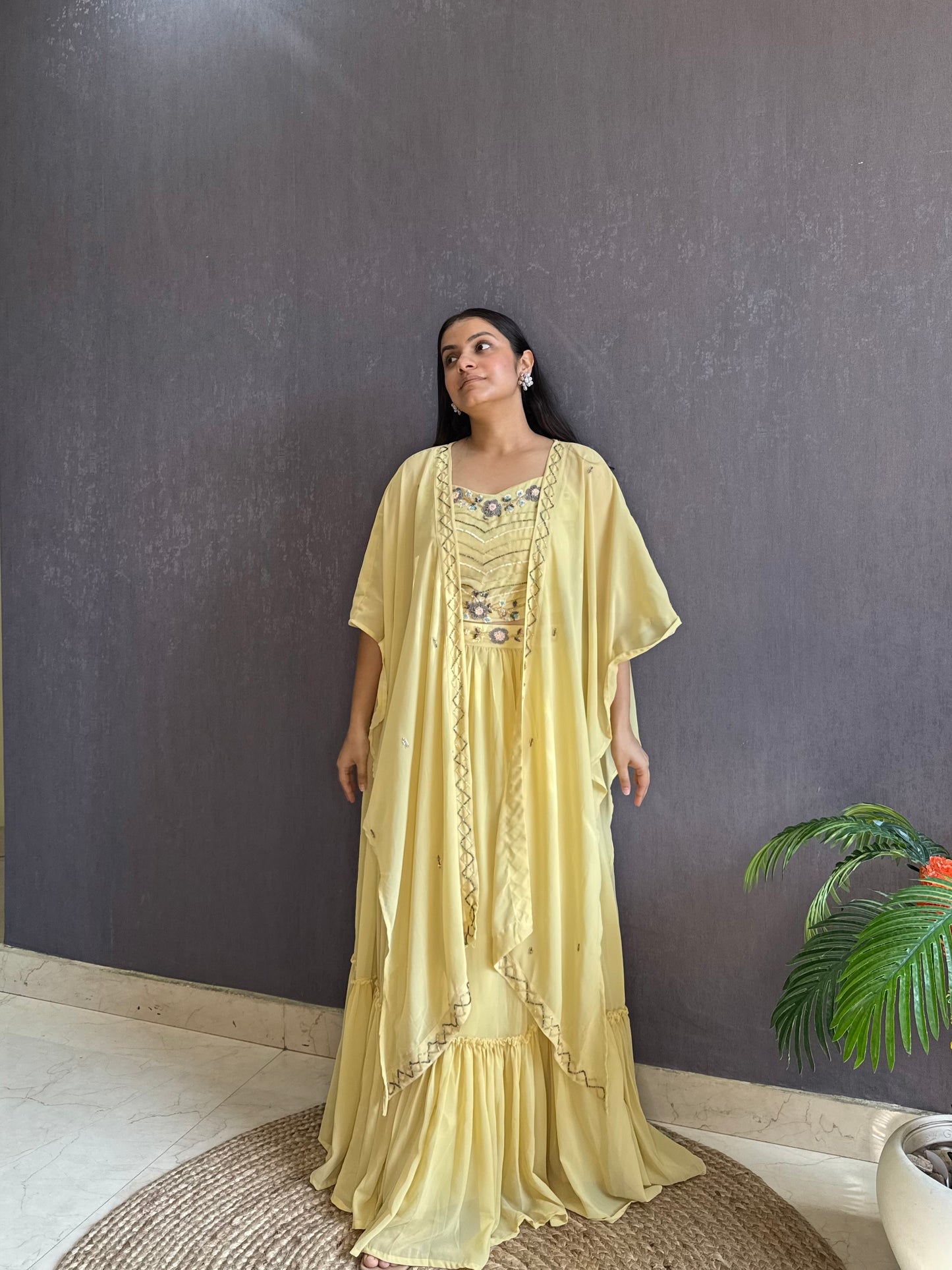 Cape Lehenga set