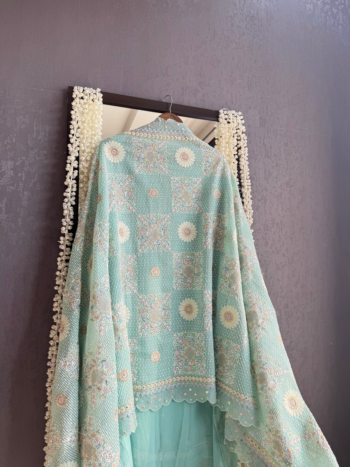 Lucknowi chikankari handwork suit