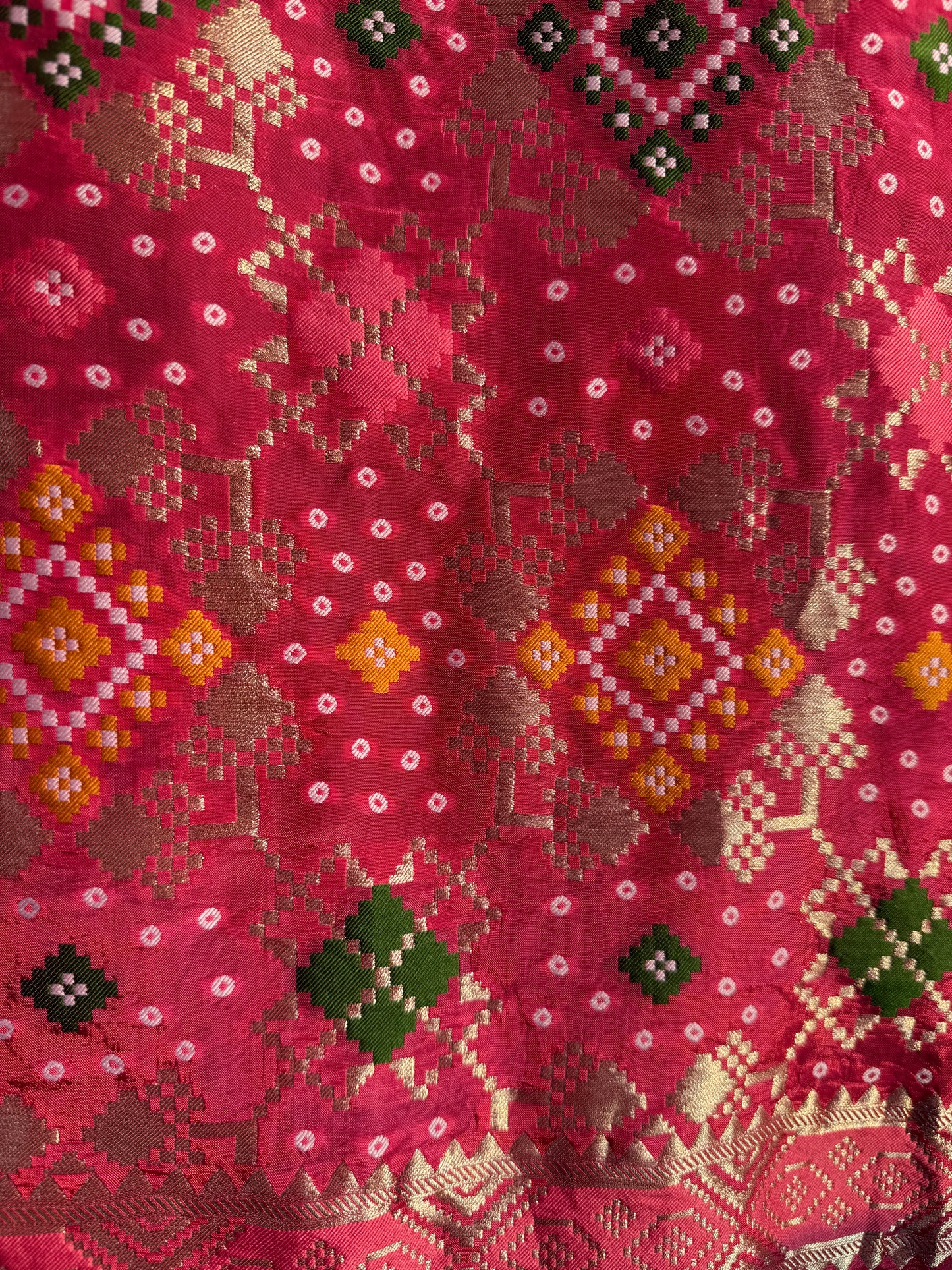 Luxurious patola kanjivaram silk suit