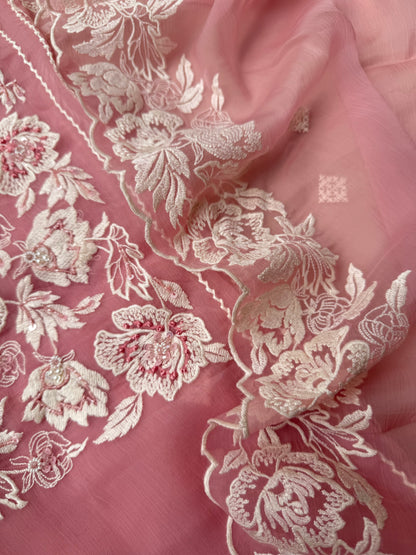 Parsi work florals Handwork suit