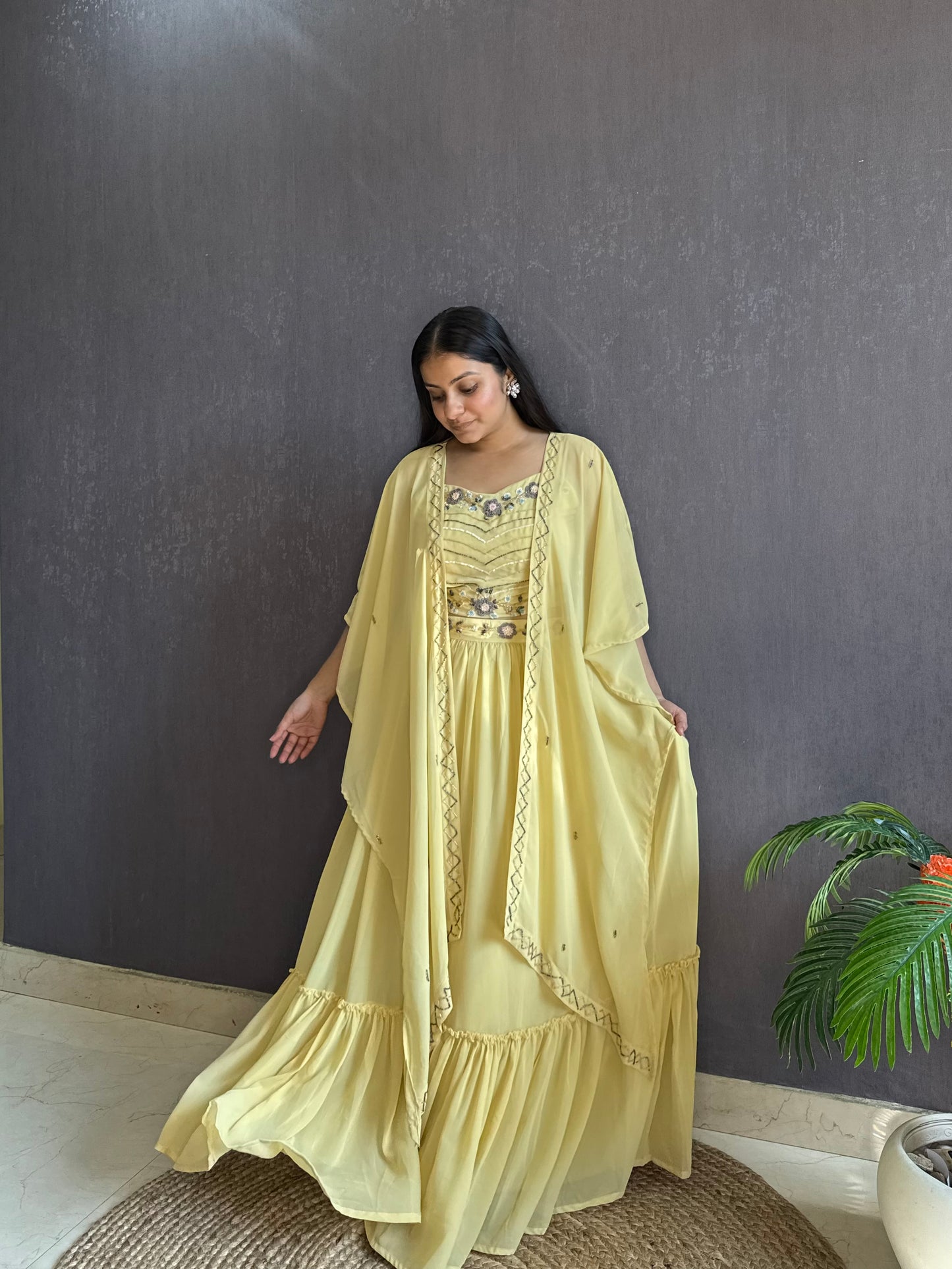 Cape Lehenga set