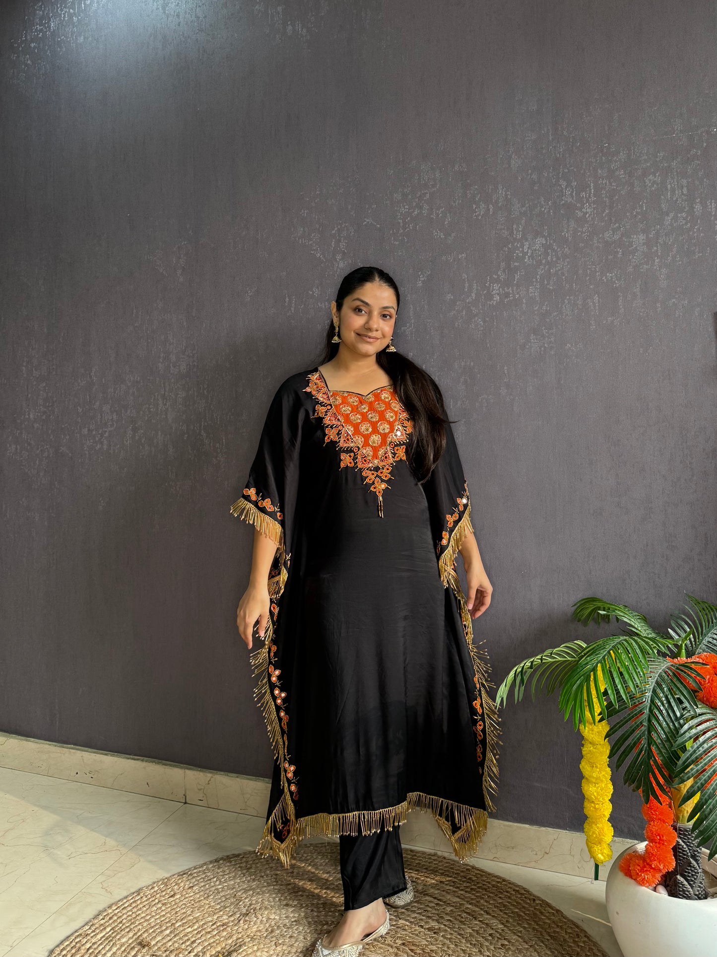 Handwork Sheesha kaftan set