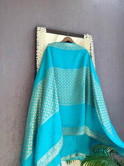 Brocade Benarsi silk suit