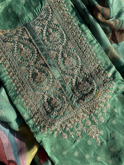 Benarsi aari work suit