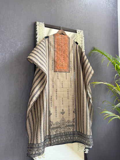 Pure Tussar silk suit