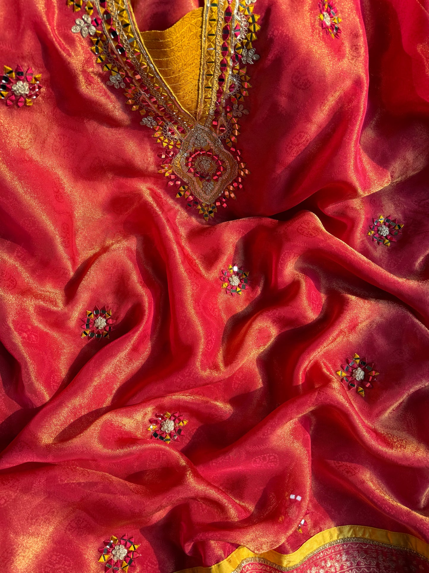 Luxurious patola kanjivaram silk suit